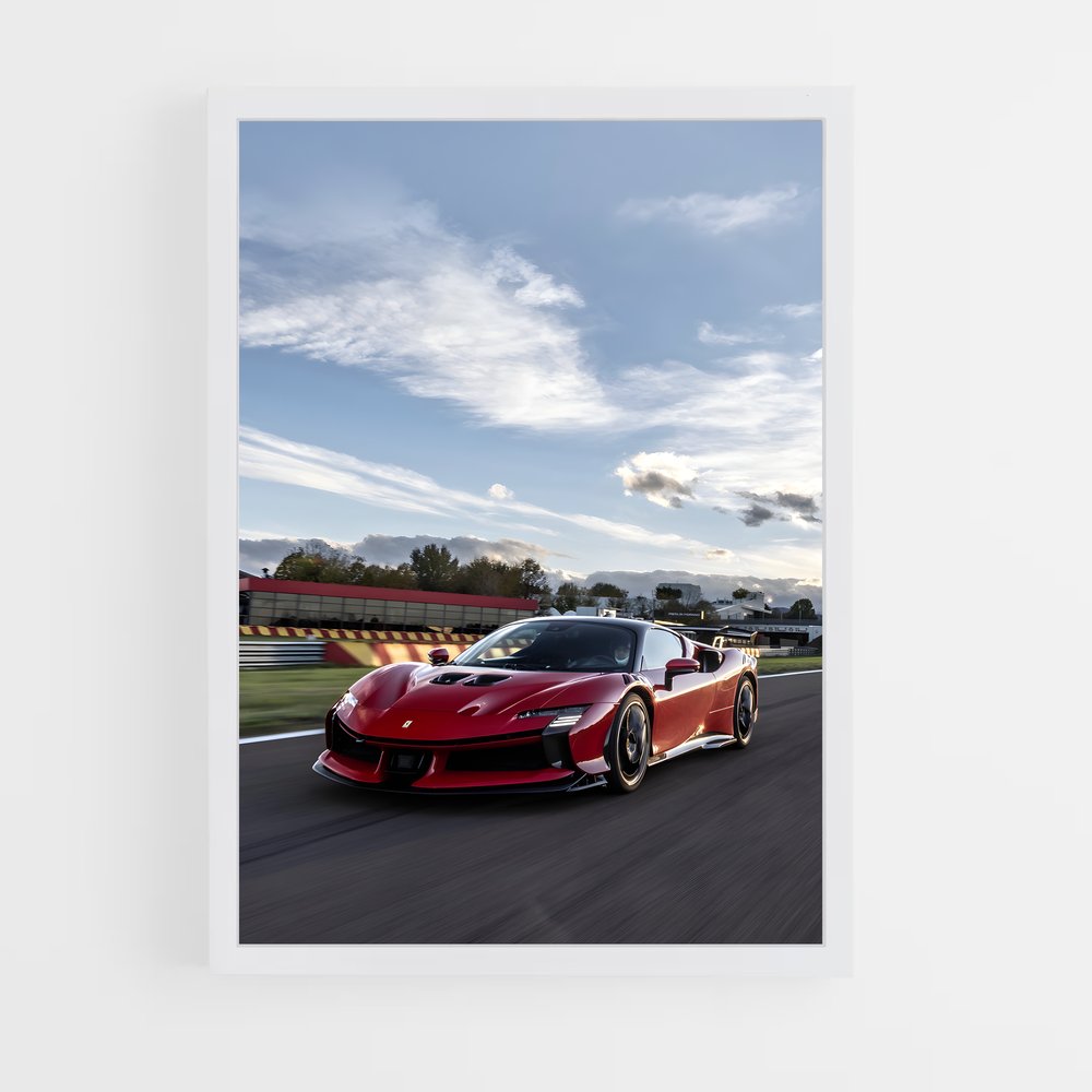 Poster stradale de Vitesse – affiche Ferrari (vue 3)